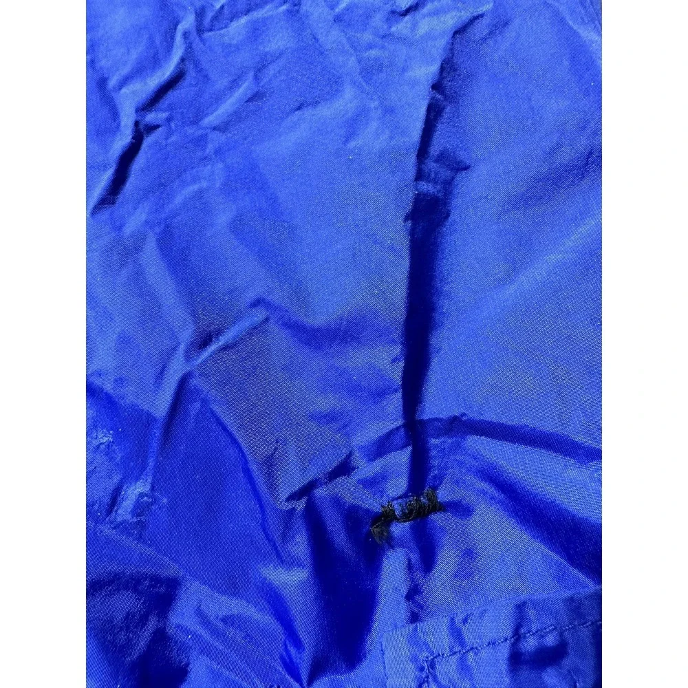 VTG North Face Mens Blue Black Full Zip Windbreaker Jacket Size Large‎